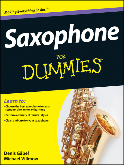 Title details for Saxophone For Dummies by Denis Gäbel - Wait list